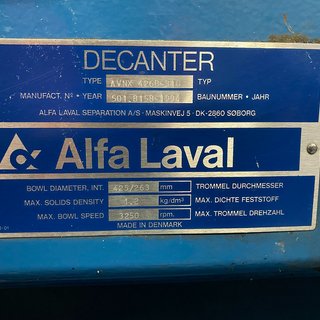 Alfa Laval Dekanter 426B-31G